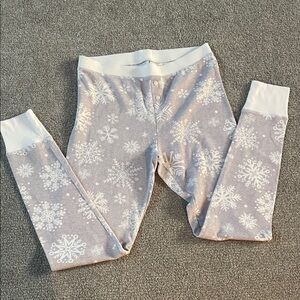 Old Navy Women's light Gray Snowflake Pajama Pants